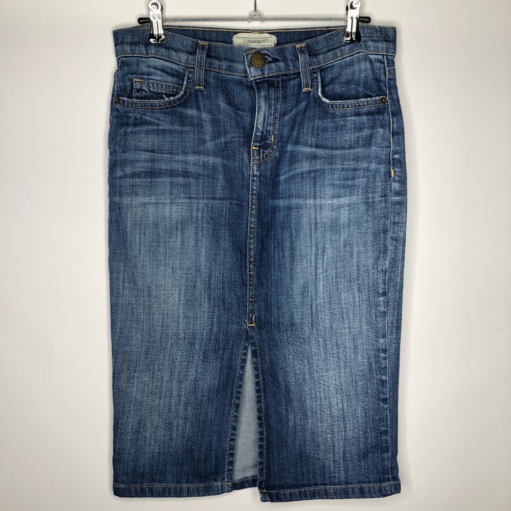 Current/Elliot Denim High Waist Pencil Skirt